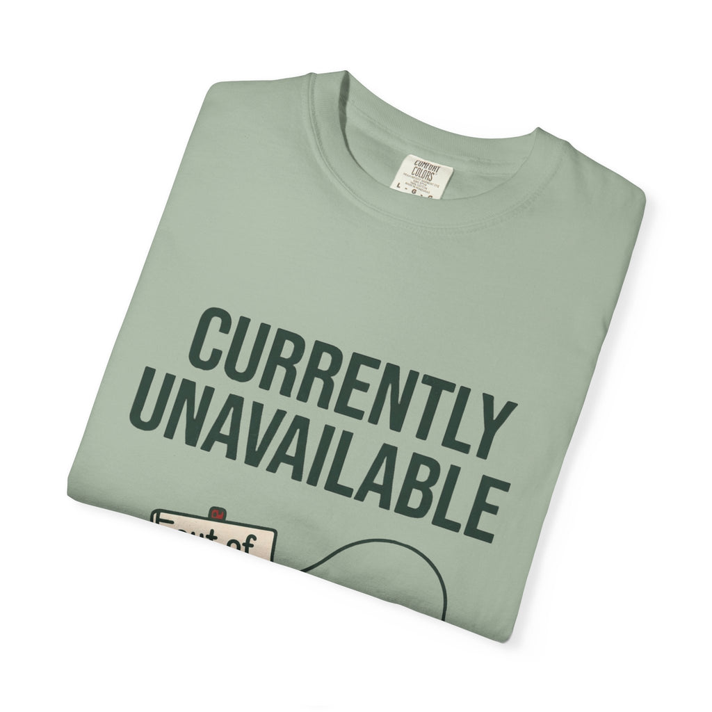 Currently Unavailable on Land Funny Fishing T-Shirt