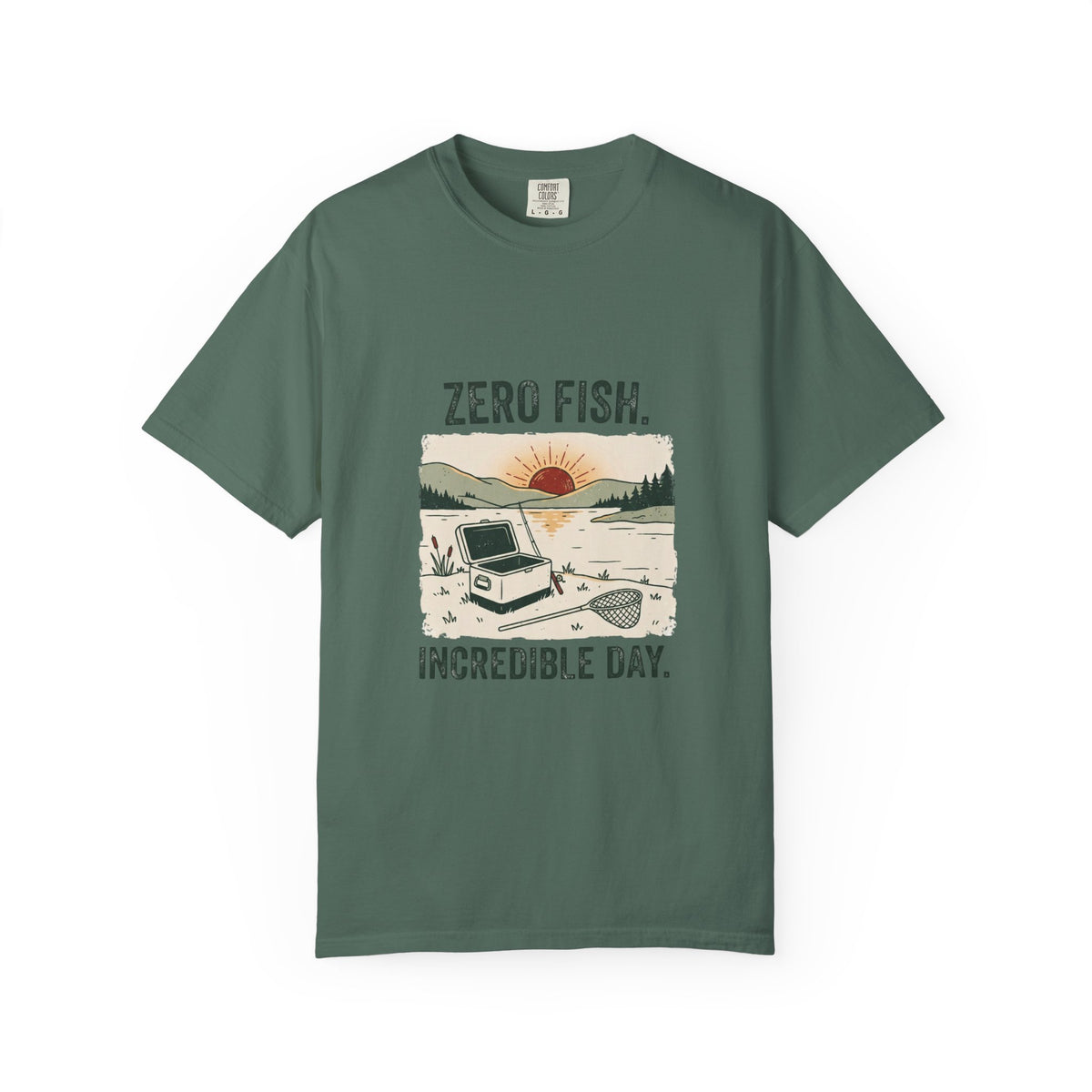 Zero Fish. Incredible Day. Funny Fishing T-Shirt