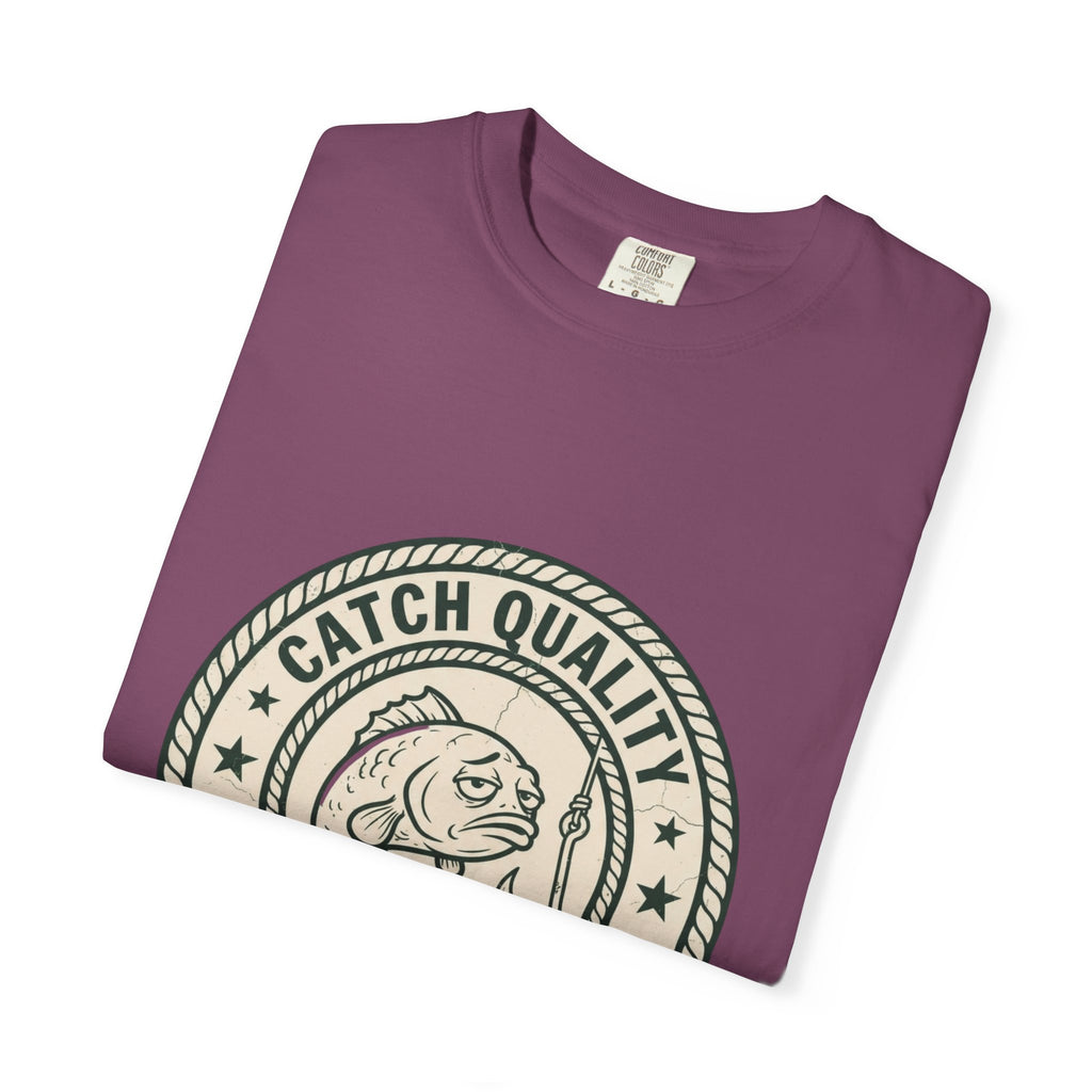 Catch Quality Not Guaranteed Funny Fishing T-Shirt