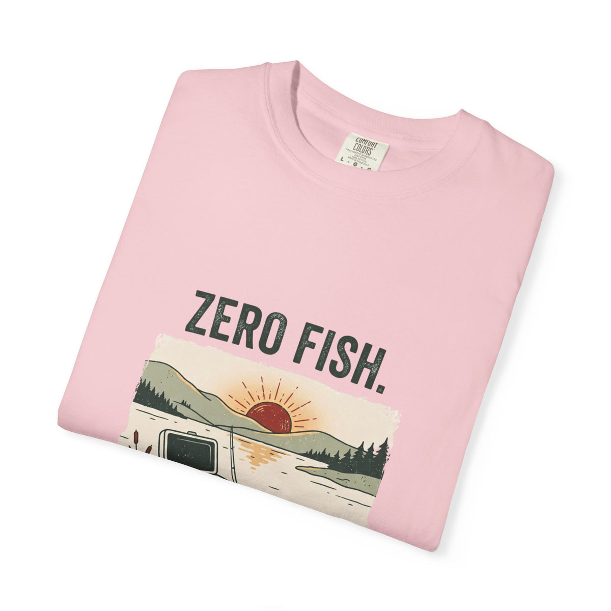 Zero Fish. Incredible Day. Funny Fishing T-Shirt