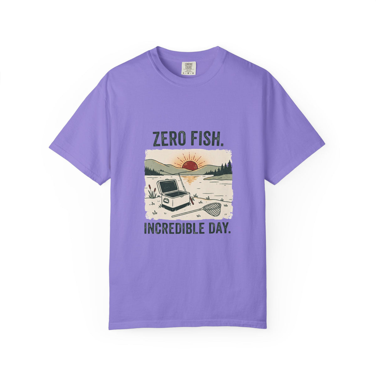 Zero Fish. Incredible Day. Funny Fishing T-Shirt