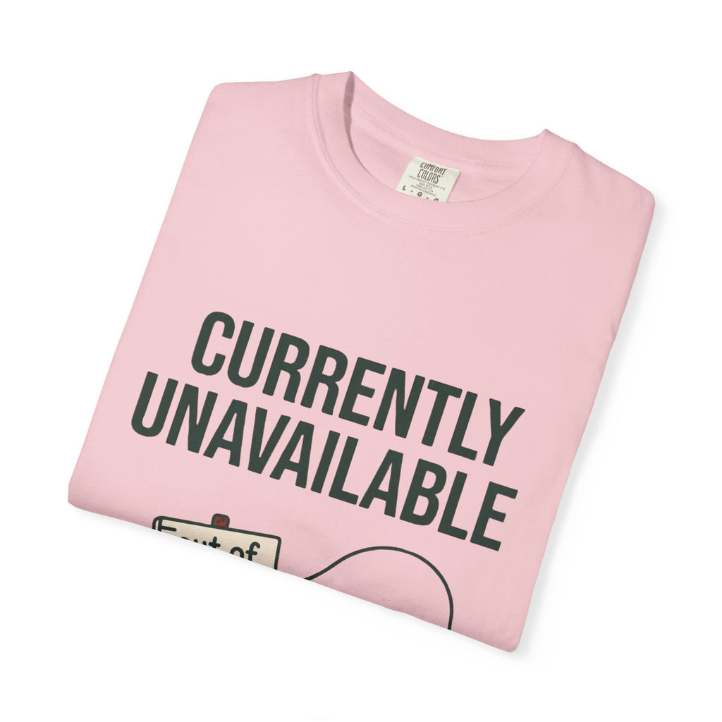 Currently Unavailable on Land Funny Fishing T-Shirt