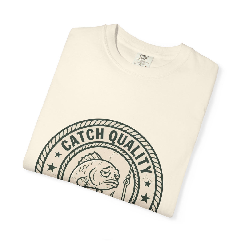 Catch Quality Not Guaranteed Funny Fishing T-Shirt