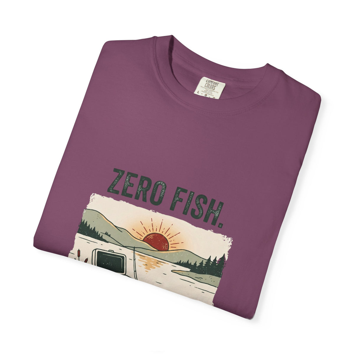 Zero Fish. Incredible Day. Funny Fishing T-Shirt