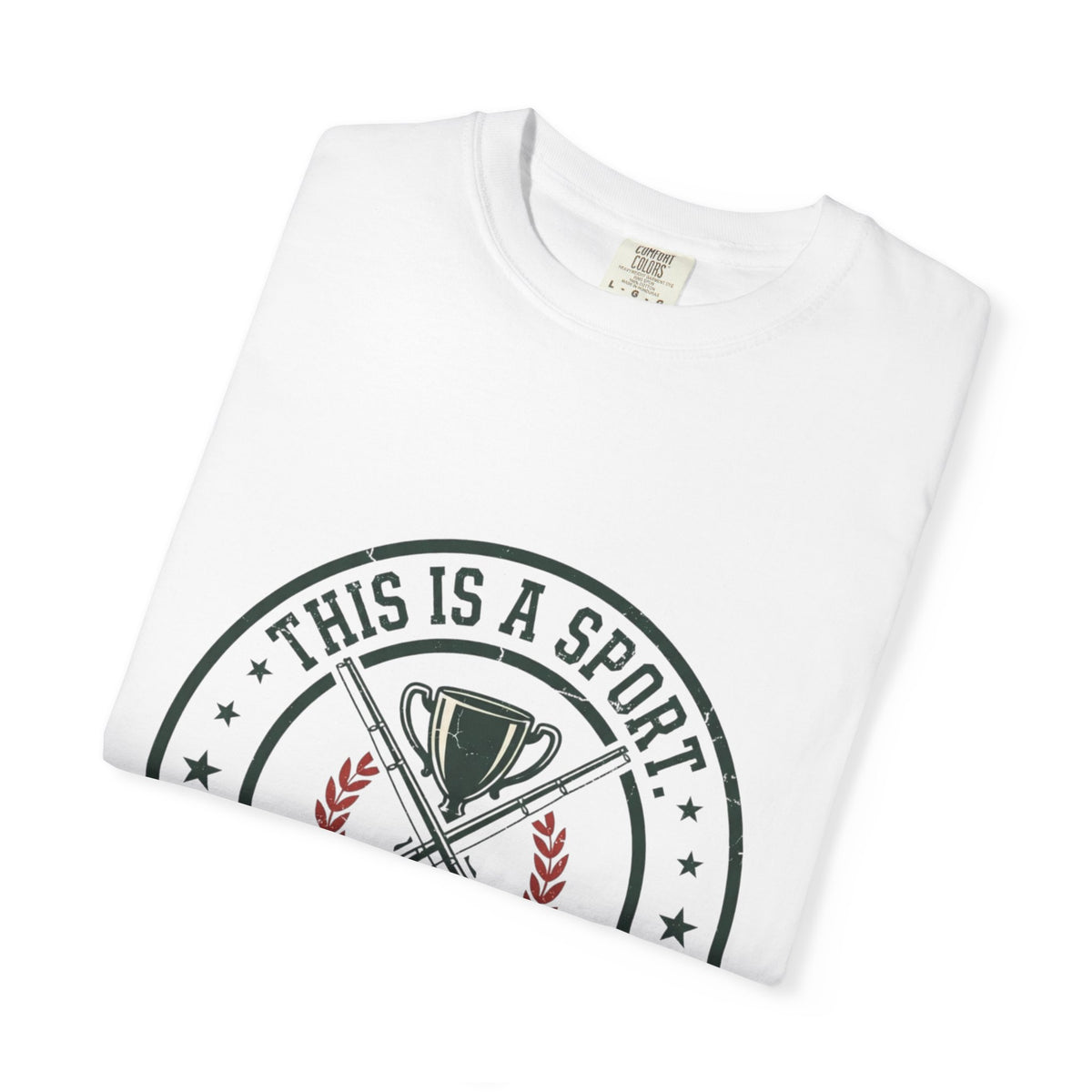 This Is a Sport. Discussion Closed. Funny Fishing T-Shirt