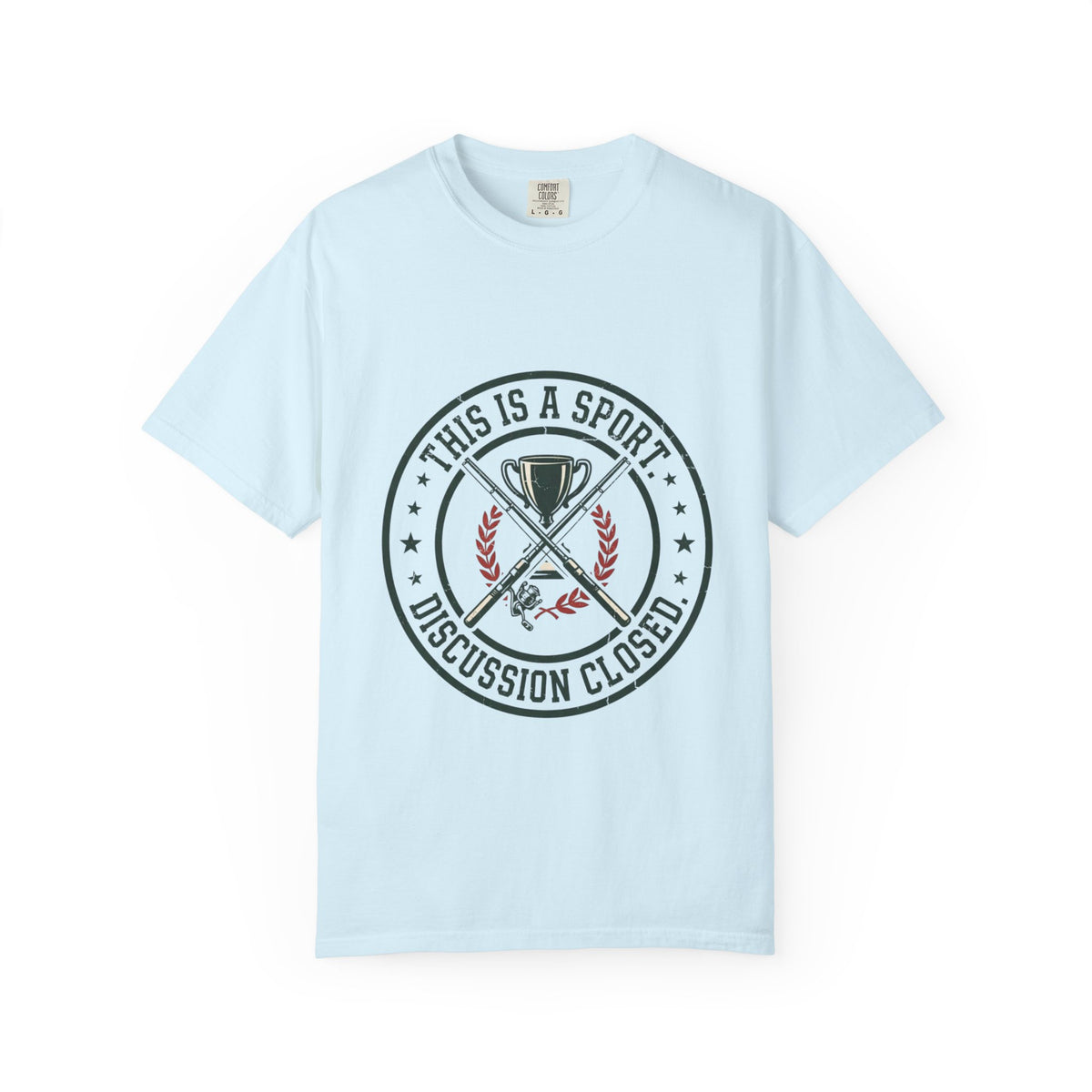 This Is a Sport. Discussion Closed. Funny Fishing T-Shirt