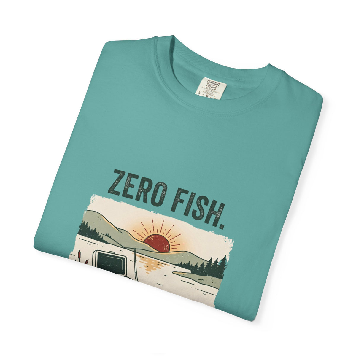 Zero Fish. Incredible Day. Funny Fishing T-Shirt