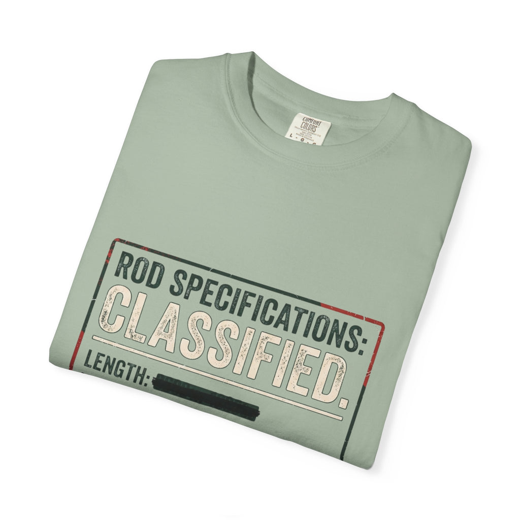 Rod Specifications: Classified Funny Fishing T-Shirt