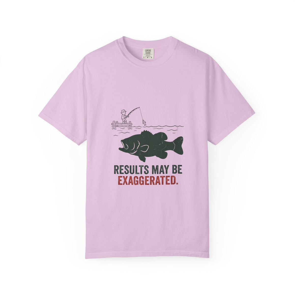 Results May Be Exaggerated Funny Fishing T-Shirt