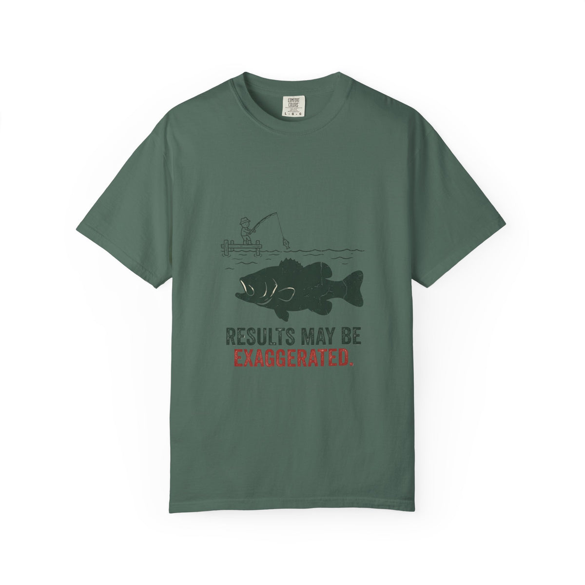 Results May Be Exaggerated Funny Fishing T-Shirt