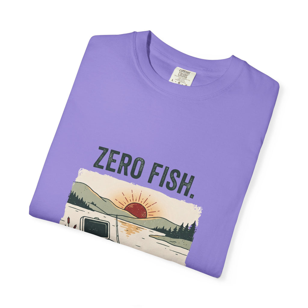 Zero Fish. Incredible Day. Funny Fishing T-Shirt