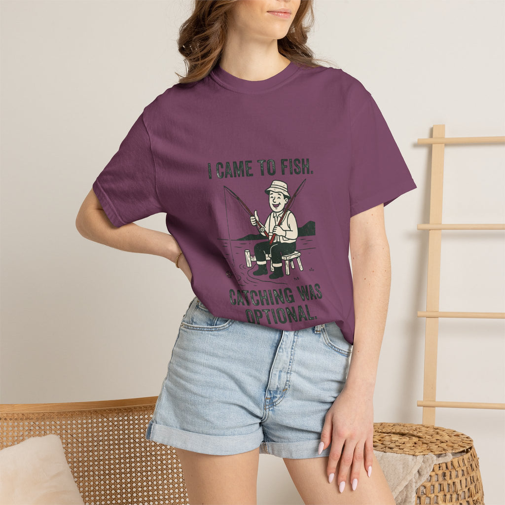 I Came to Fish. Catching Was Optional. Funny Fishing T-Shirt