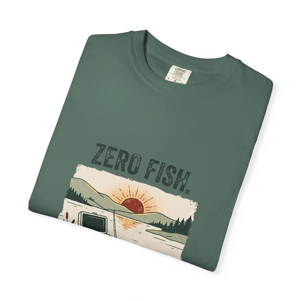 Zero Fish. Incredible Day. Funny Fishing T-Shirt