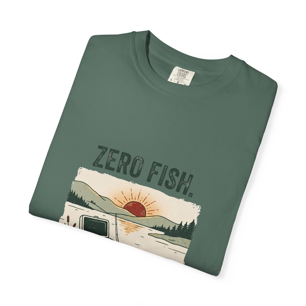Zero Fish. Incredible Day. Funny Fishing T-Shirt