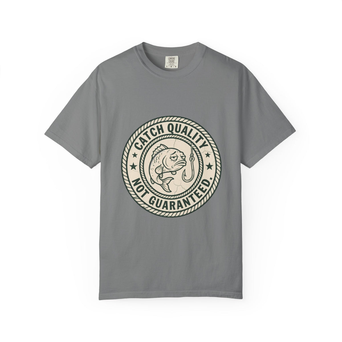 Catch Quality Not Guaranteed Funny Fishing T-Shirt