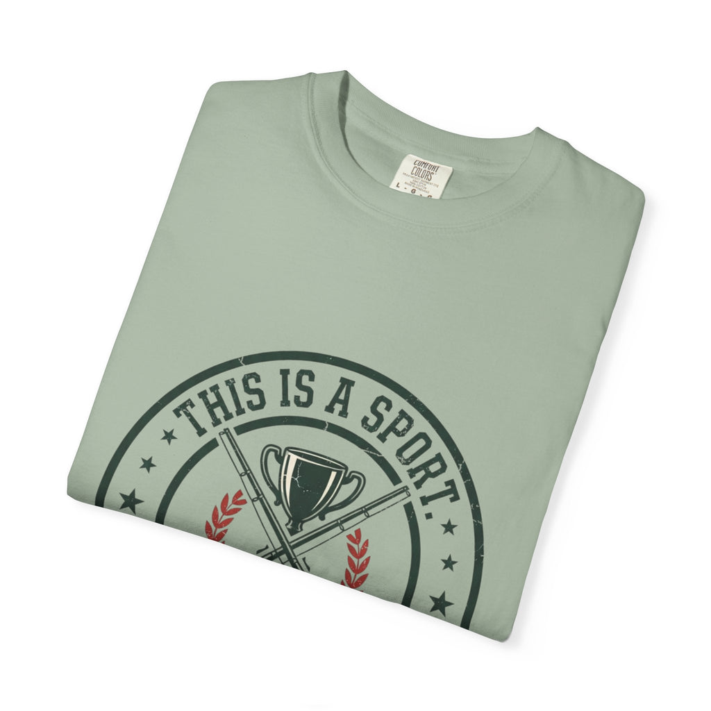 This Is a Sport. Discussion Closed. Funny Fishing T-Shirt