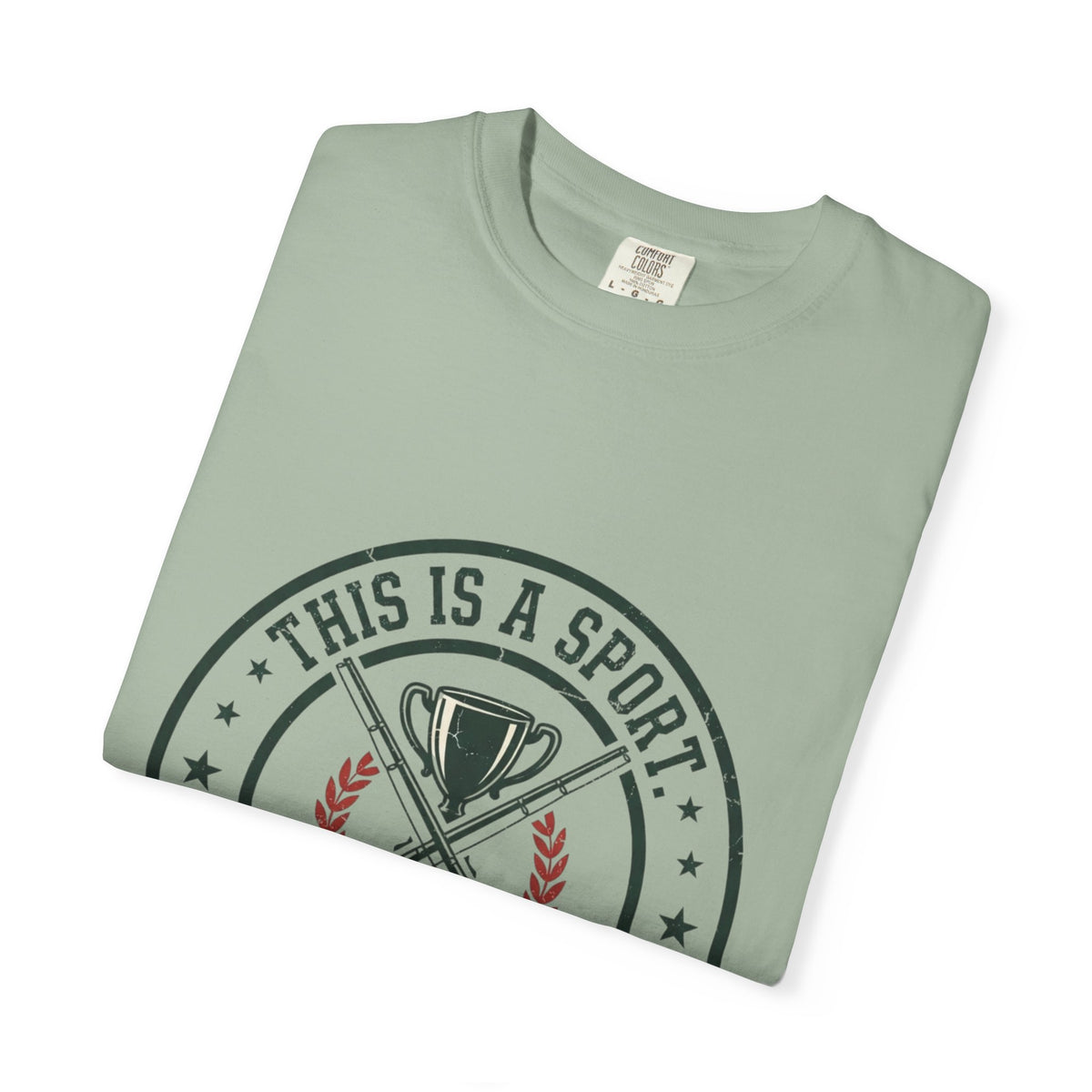 This Is a Sport. Discussion Closed. Funny Fishing T-Shirt