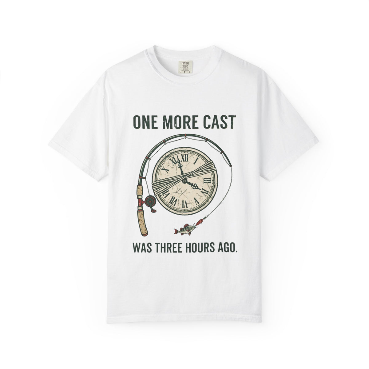 One More Cast Was Three Hours Ago Funny Fishing T-Shirt