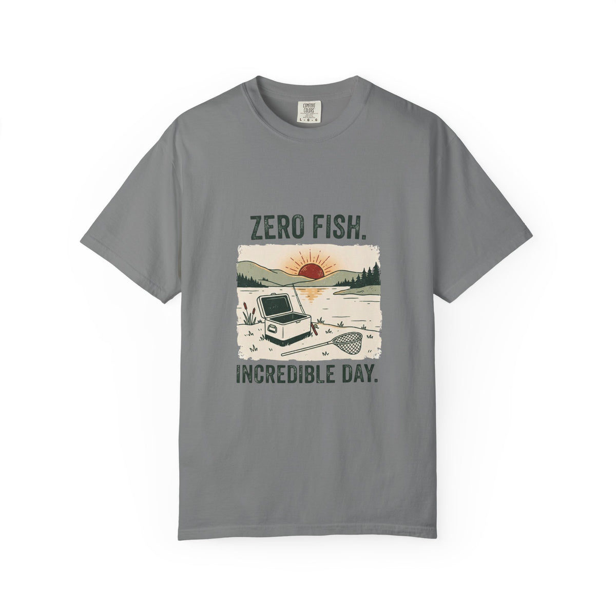 Zero Fish. Incredible Day. Funny Fishing T-Shirt