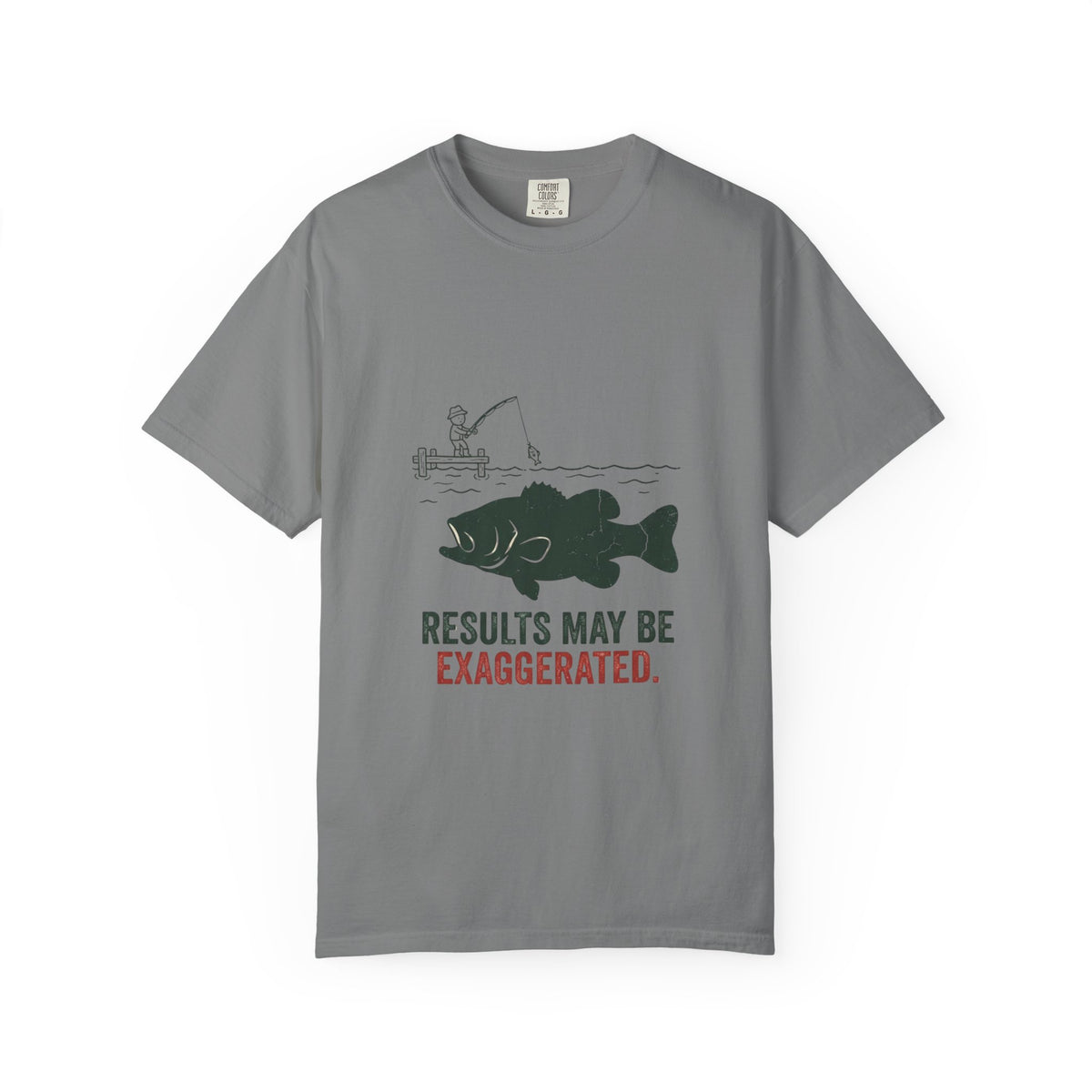 Results May Be Exaggerated Funny Fishing T-Shirt
