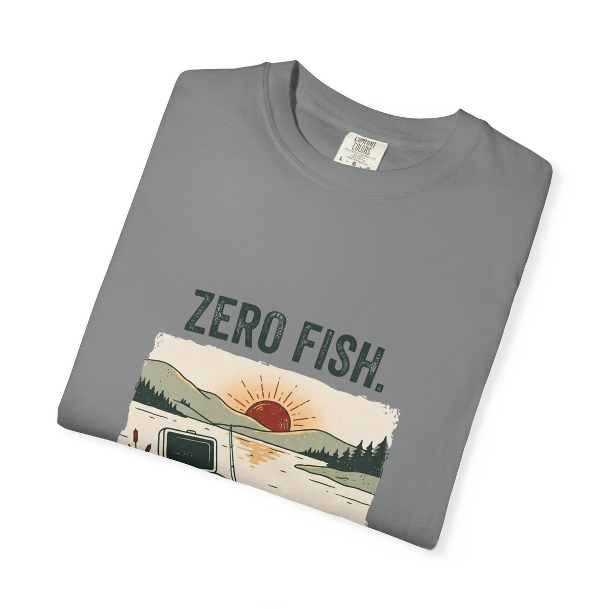Zero Fish. Incredible Day. Funny Fishing T-Shirt