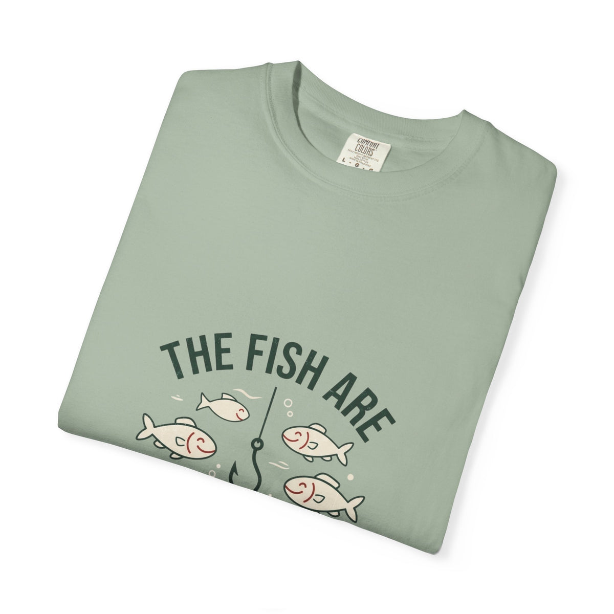 The Fish Are Safe With Me Funny Fishing T-Shirt