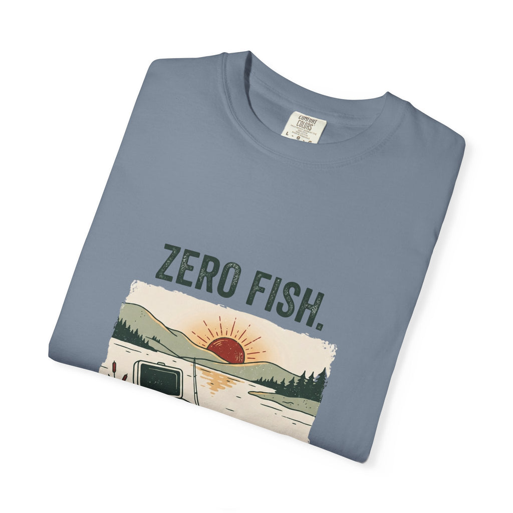 Zero Fish. Incredible Day. Funny Fishing T-Shirt