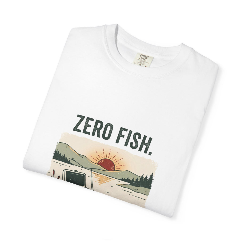 Zero Fish. Incredible Day. Funny Fishing T-Shirt
