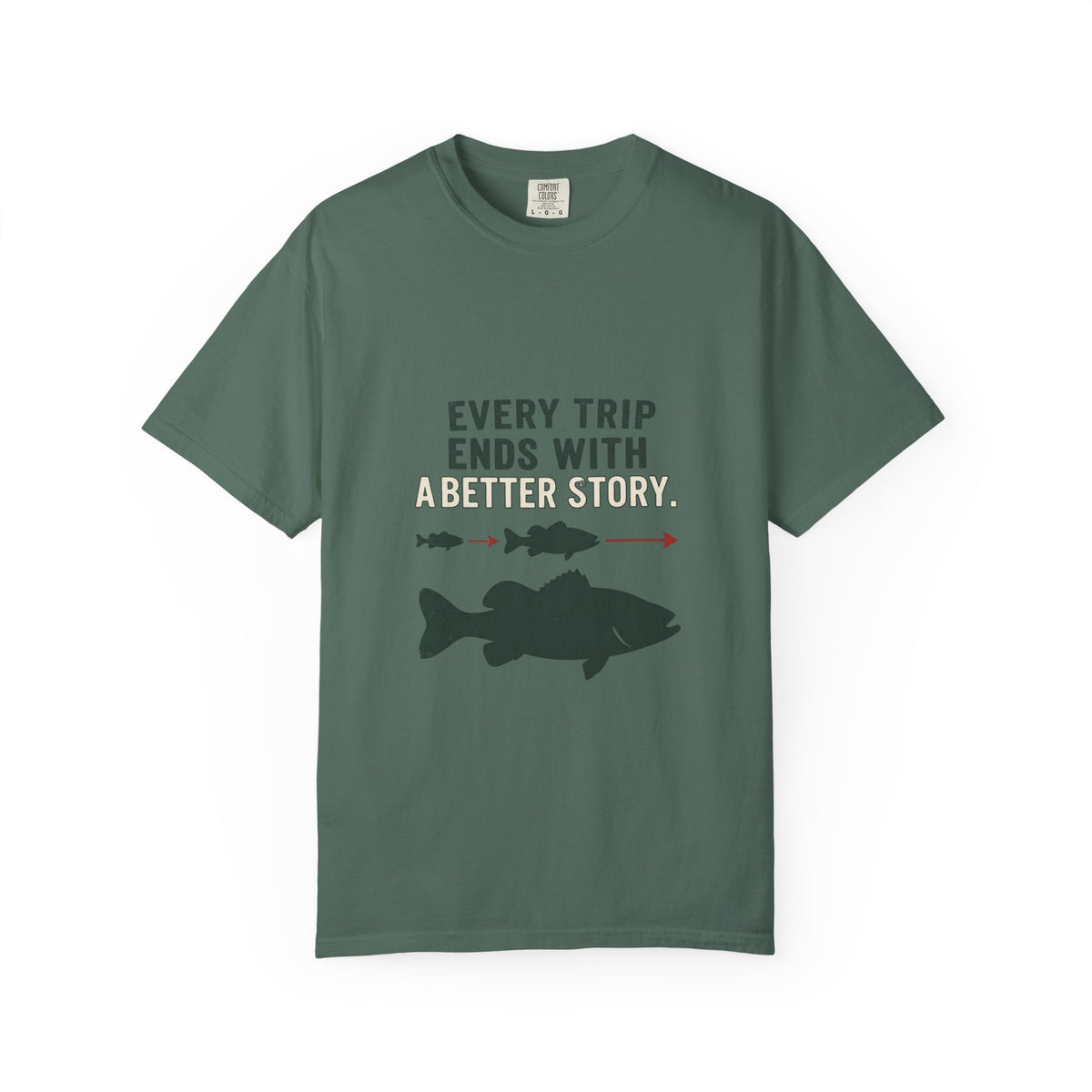 Every Trip Ends With a Better Story Funny Fishing T-Shirt