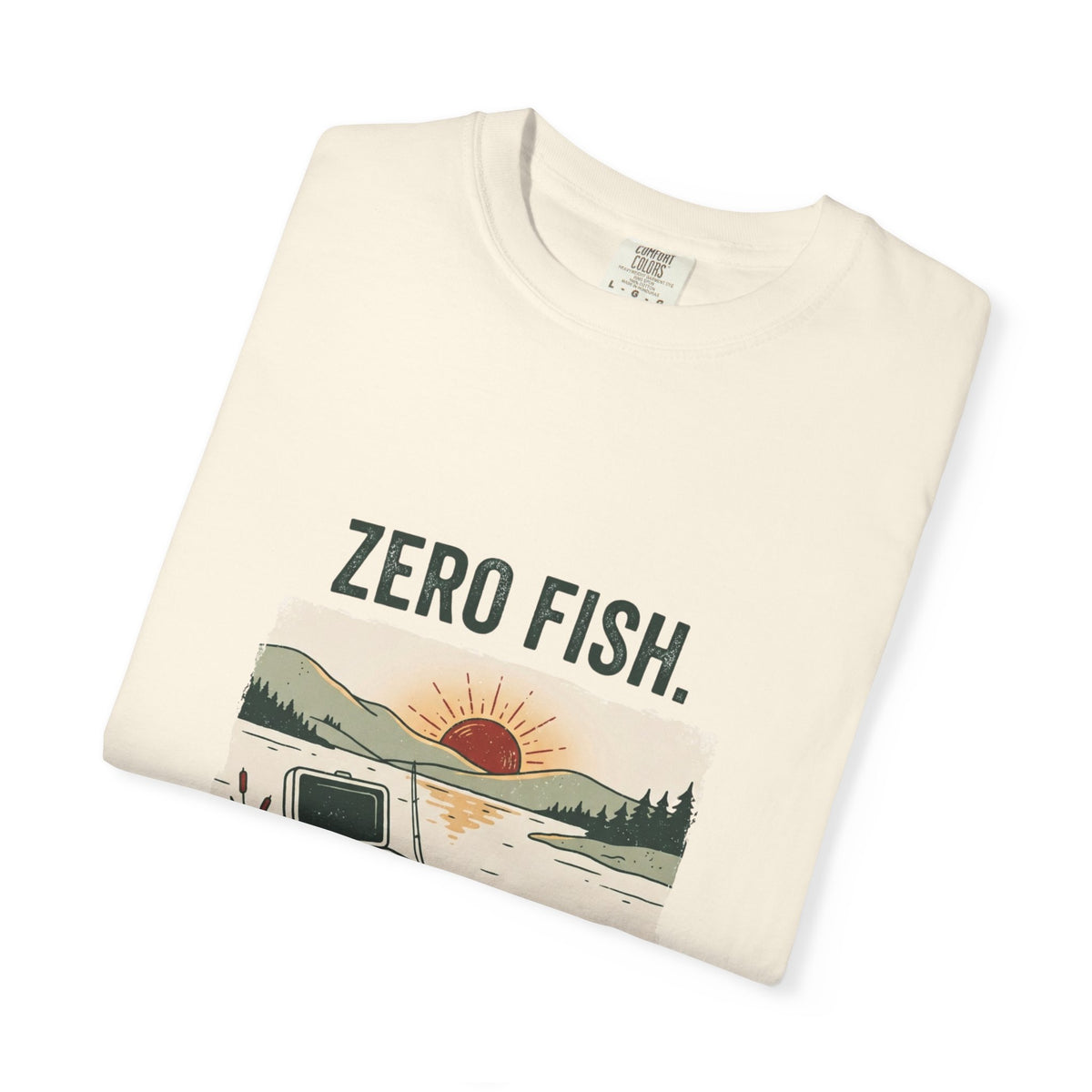 Zero Fish. Incredible Day. Funny Fishing T-Shirt