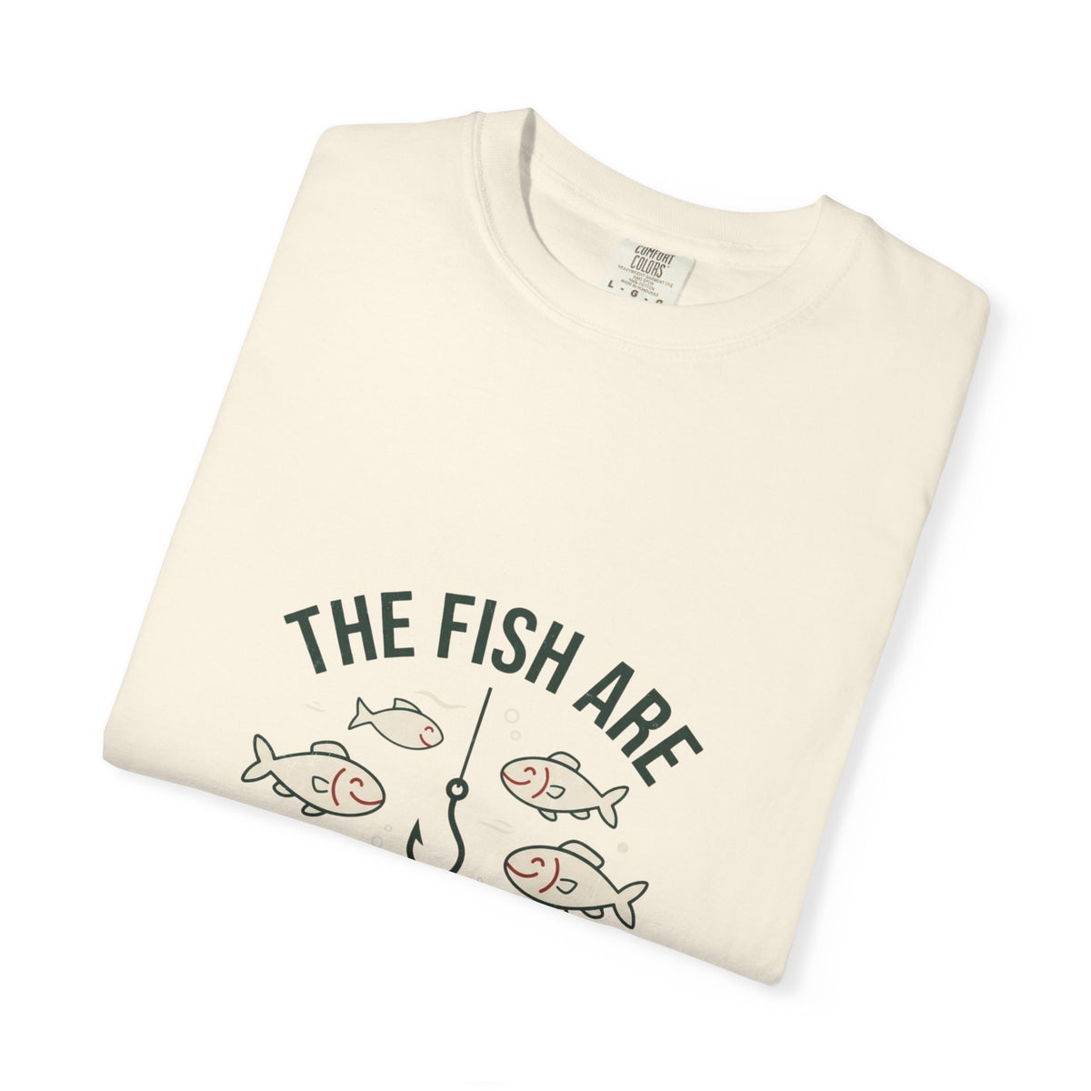The Fish Are Safe With Me Funny Fishing T-Shirt