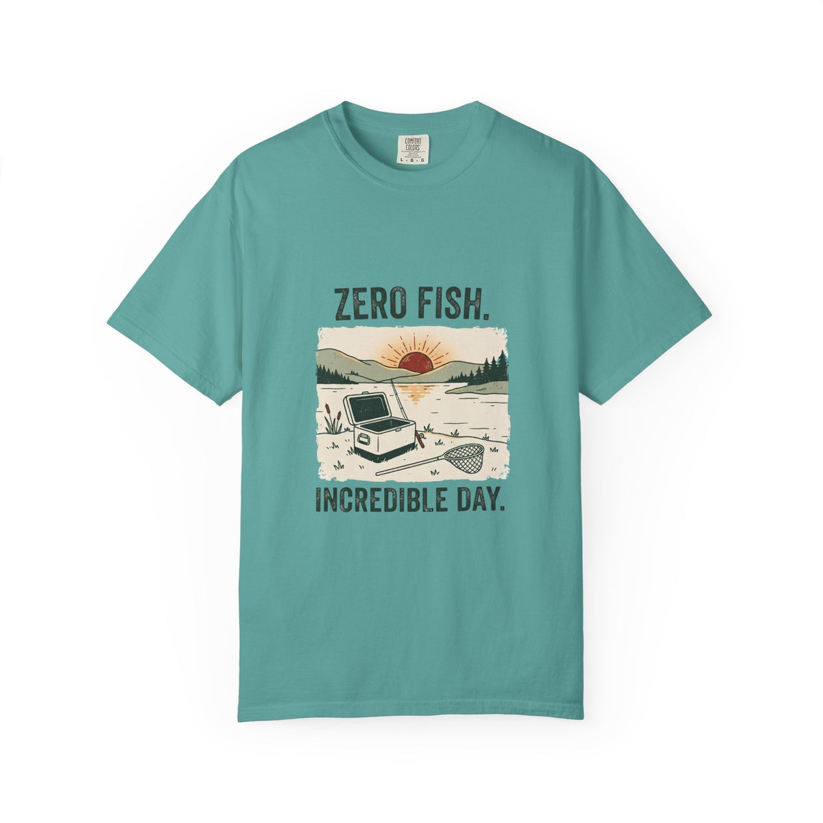 Zero Fish. Incredible Day. Funny Fishing T-Shirt