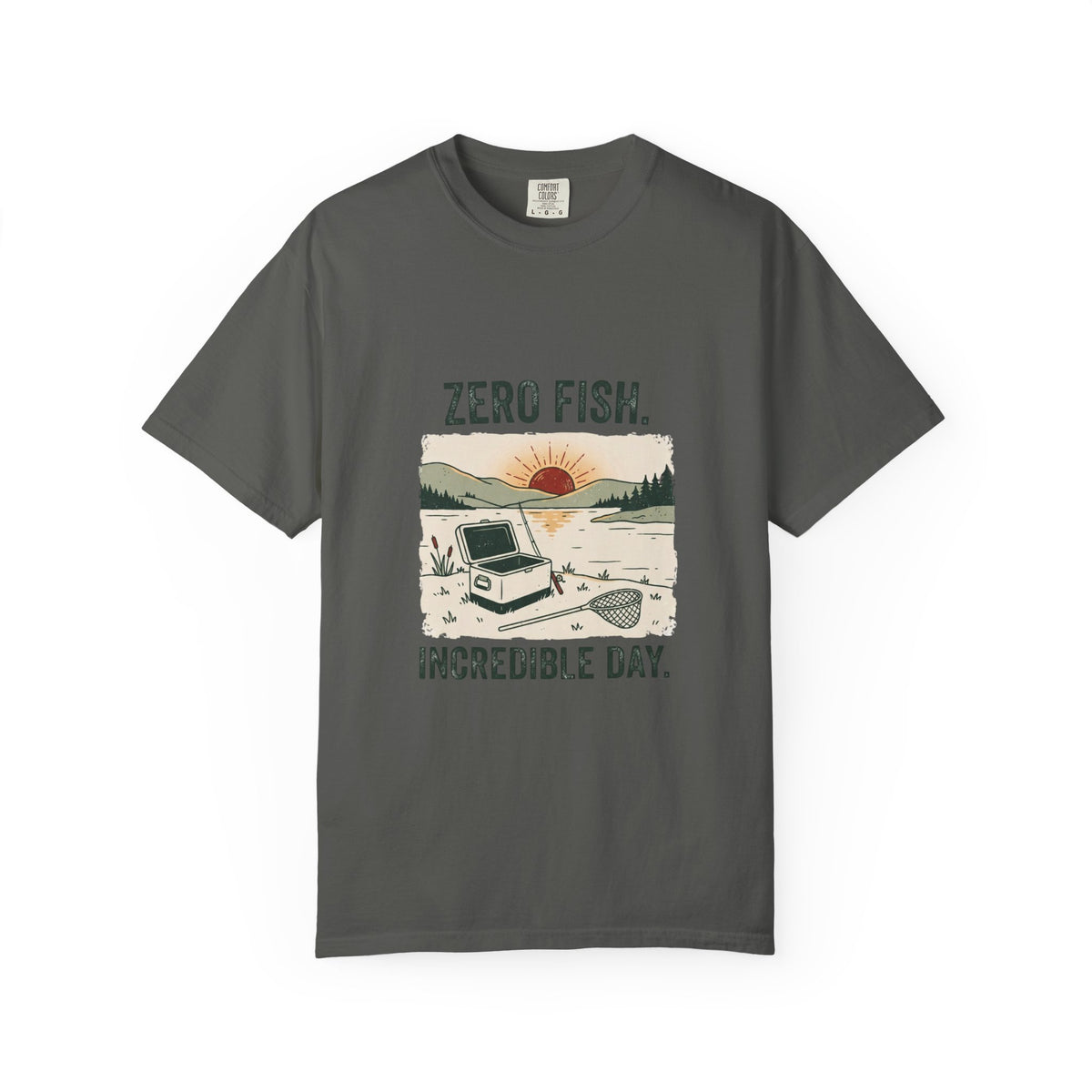 Zero Fish. Incredible Day. Funny Fishing T-Shirt