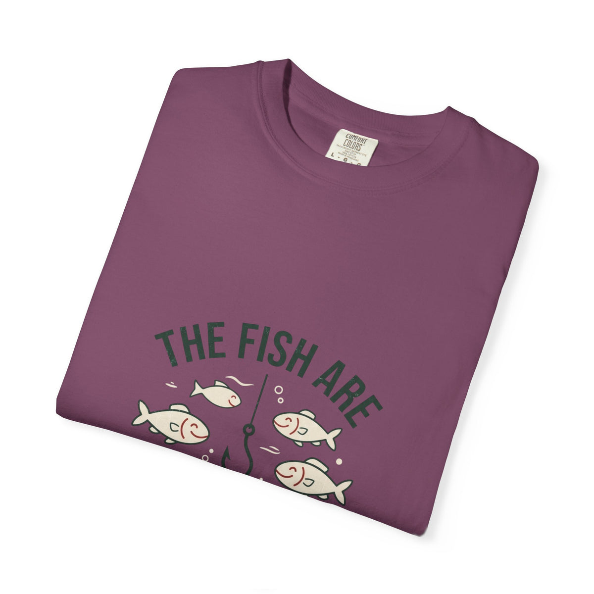 The Fish Are Safe With Me Funny Fishing T-Shirt