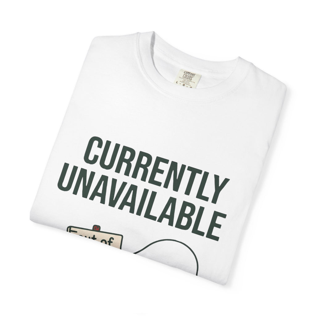 Currently Unavailable on Land Funny Fishing T-Shirt