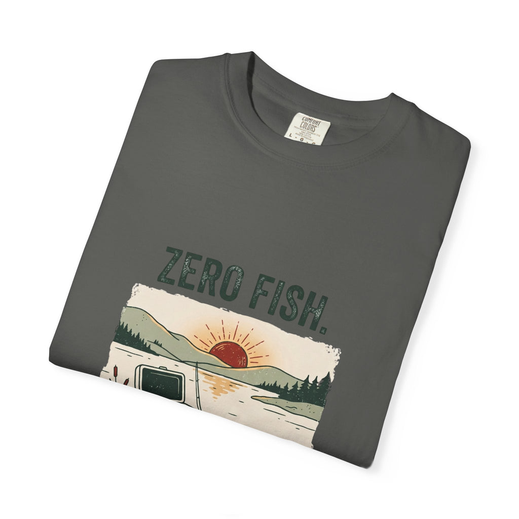 Zero Fish. Incredible Day. Funny Fishing T-Shirt