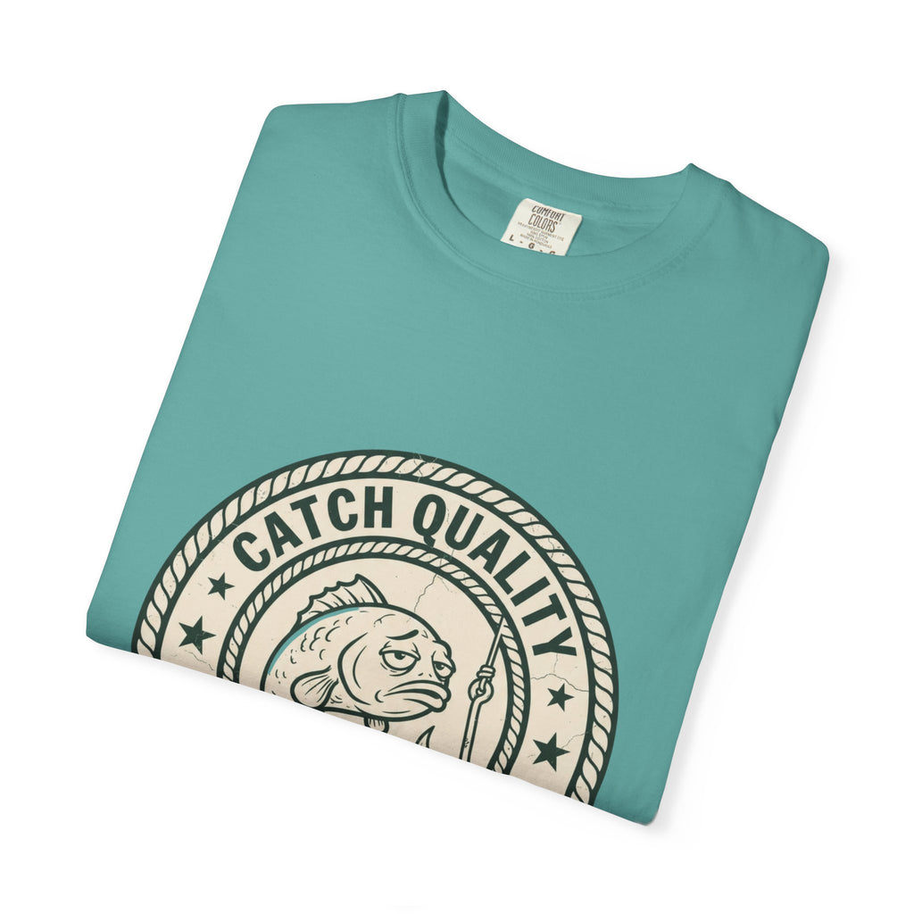 Catch Quality Not Guaranteed Funny Fishing T-Shirt