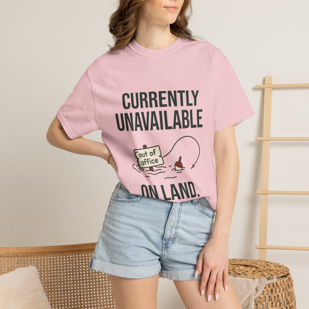 Currently Unavailable on Land Funny Fishing T-Shirt