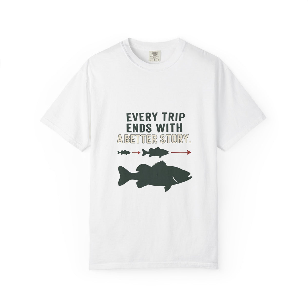 Every Trip Ends With a Better Story Funny Fishing T-Shirt