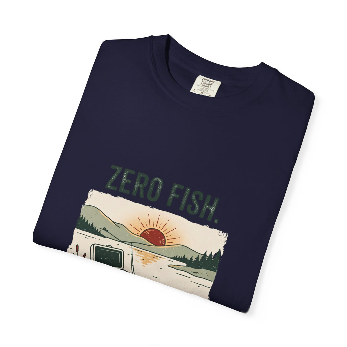 Zero Fish. Incredible Day. Funny Fishing T-Shirt
