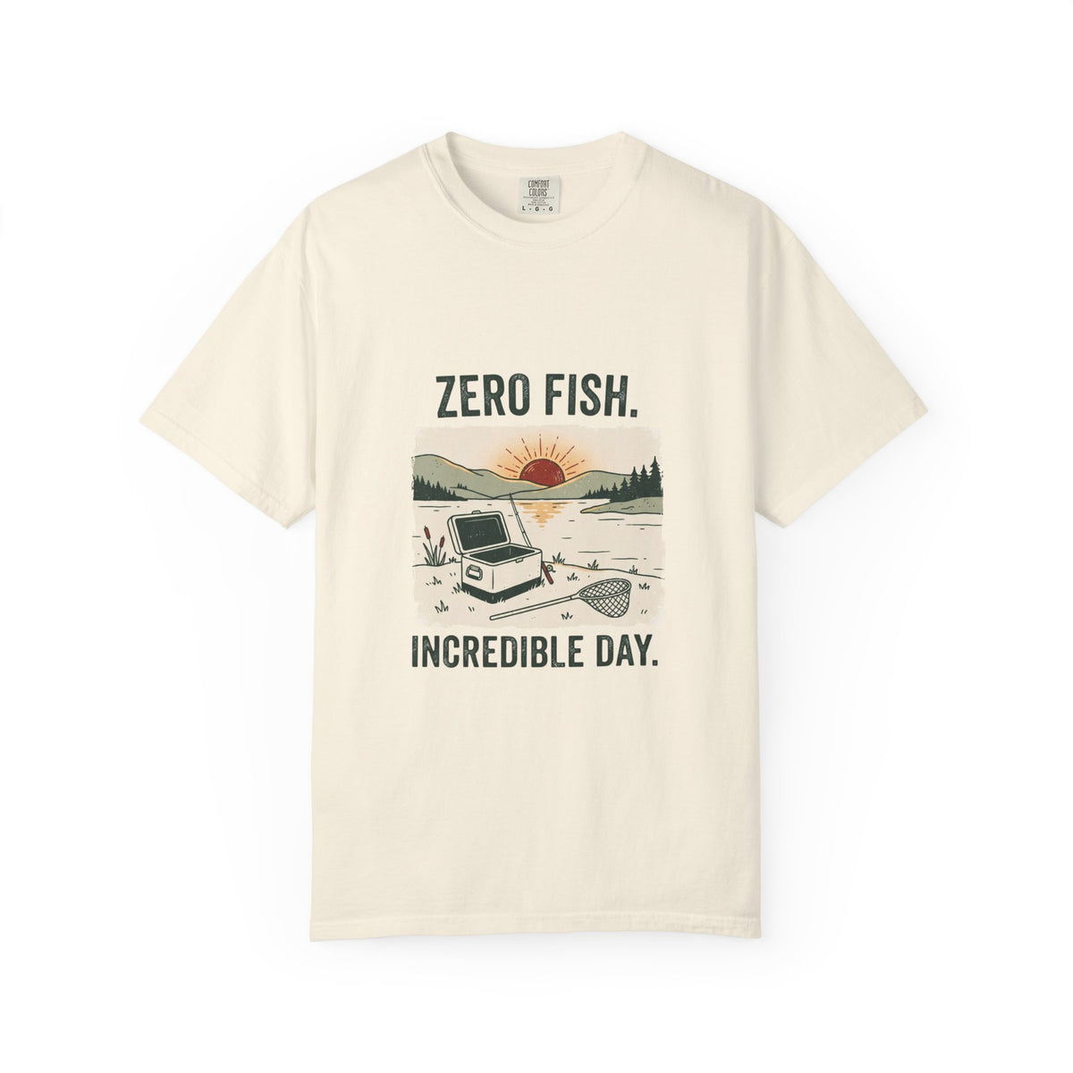 Zero Fish. Incredible Day. Funny Fishing T-Shirt