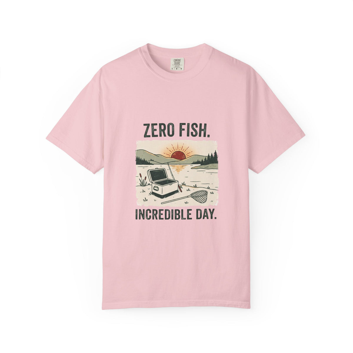 Zero Fish. Incredible Day. Funny Fishing T-Shirt