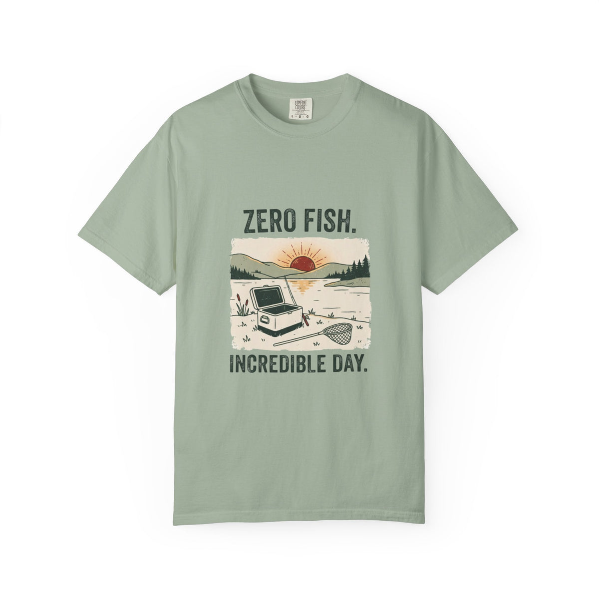 Zero Fish. Incredible Day. Funny Fishing T-Shirt