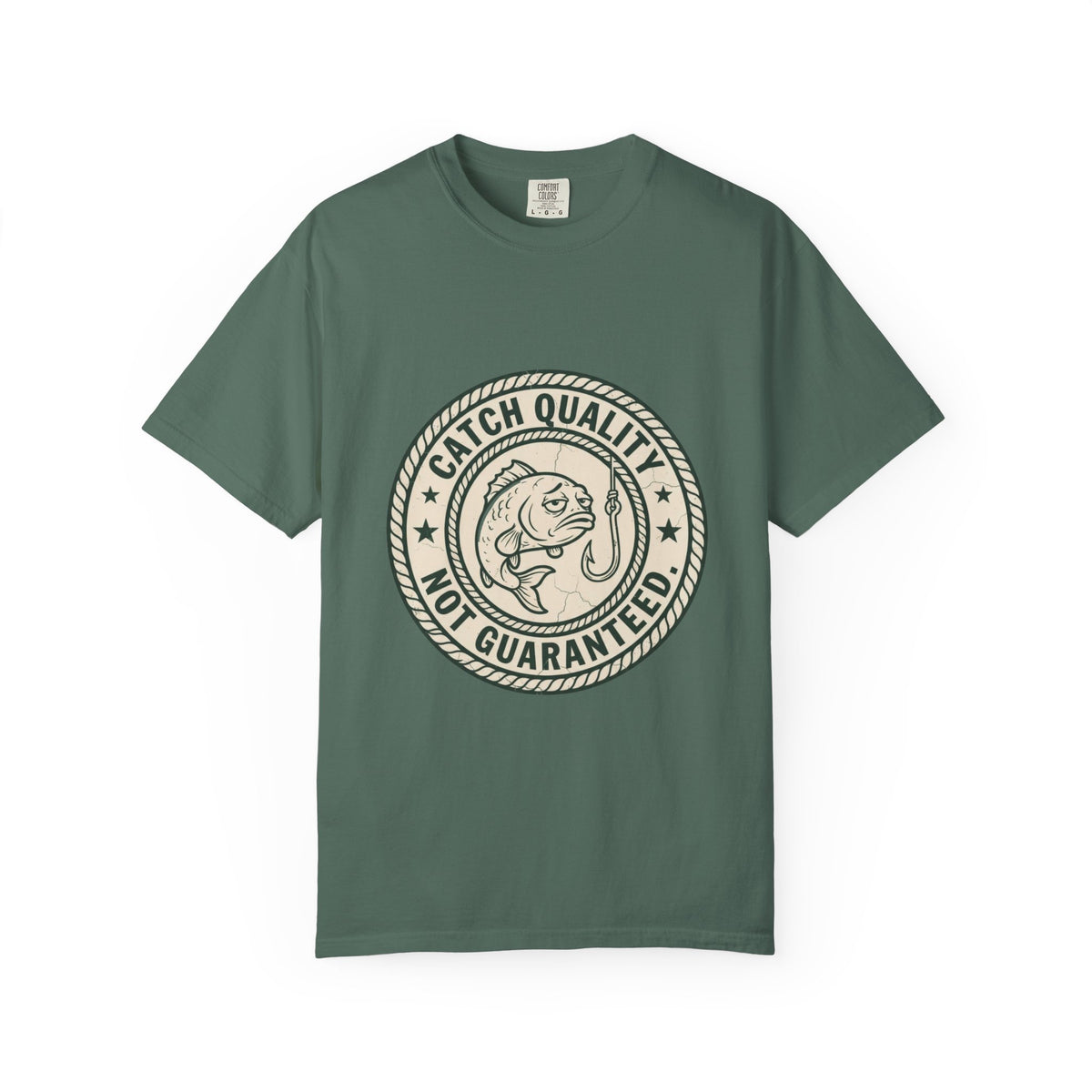 Catch Quality Not Guaranteed Funny Fishing T-Shirt