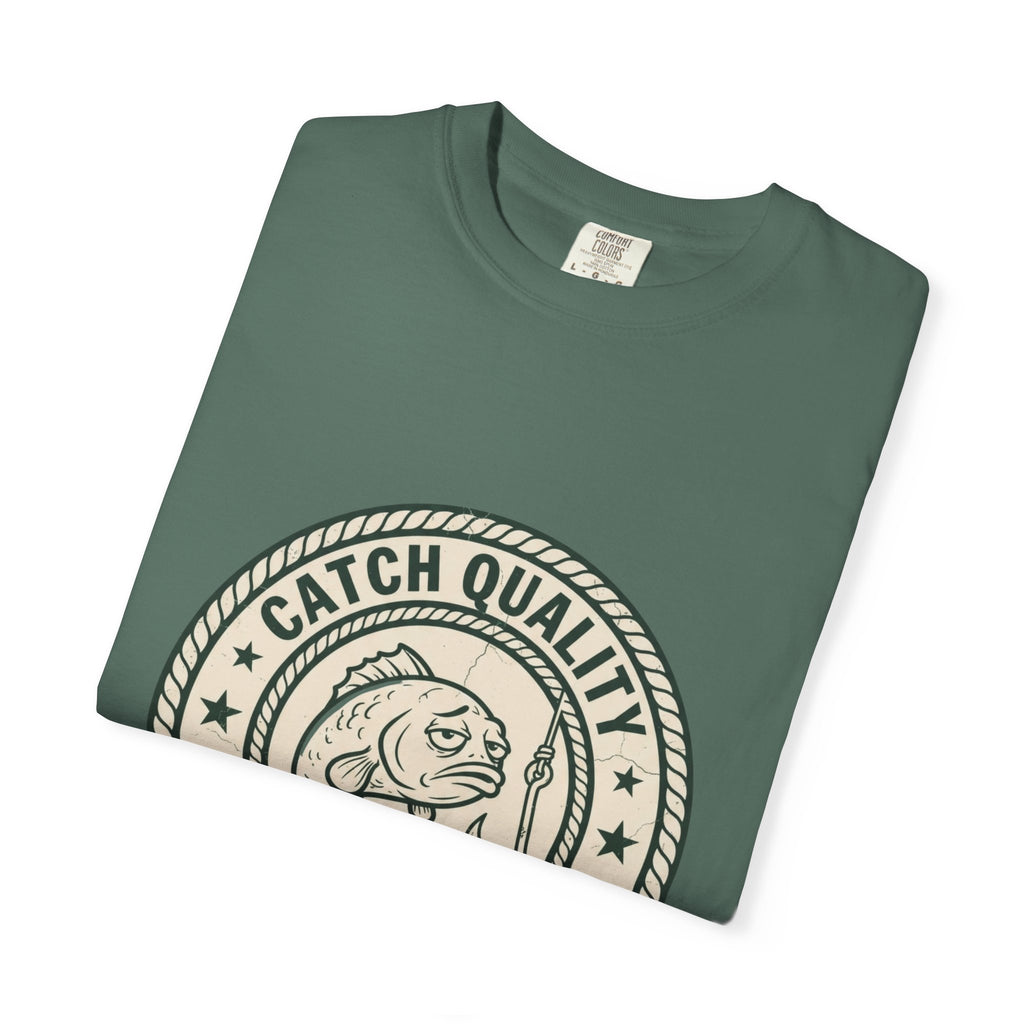 Catch Quality Not Guaranteed Funny Fishing T-Shirt