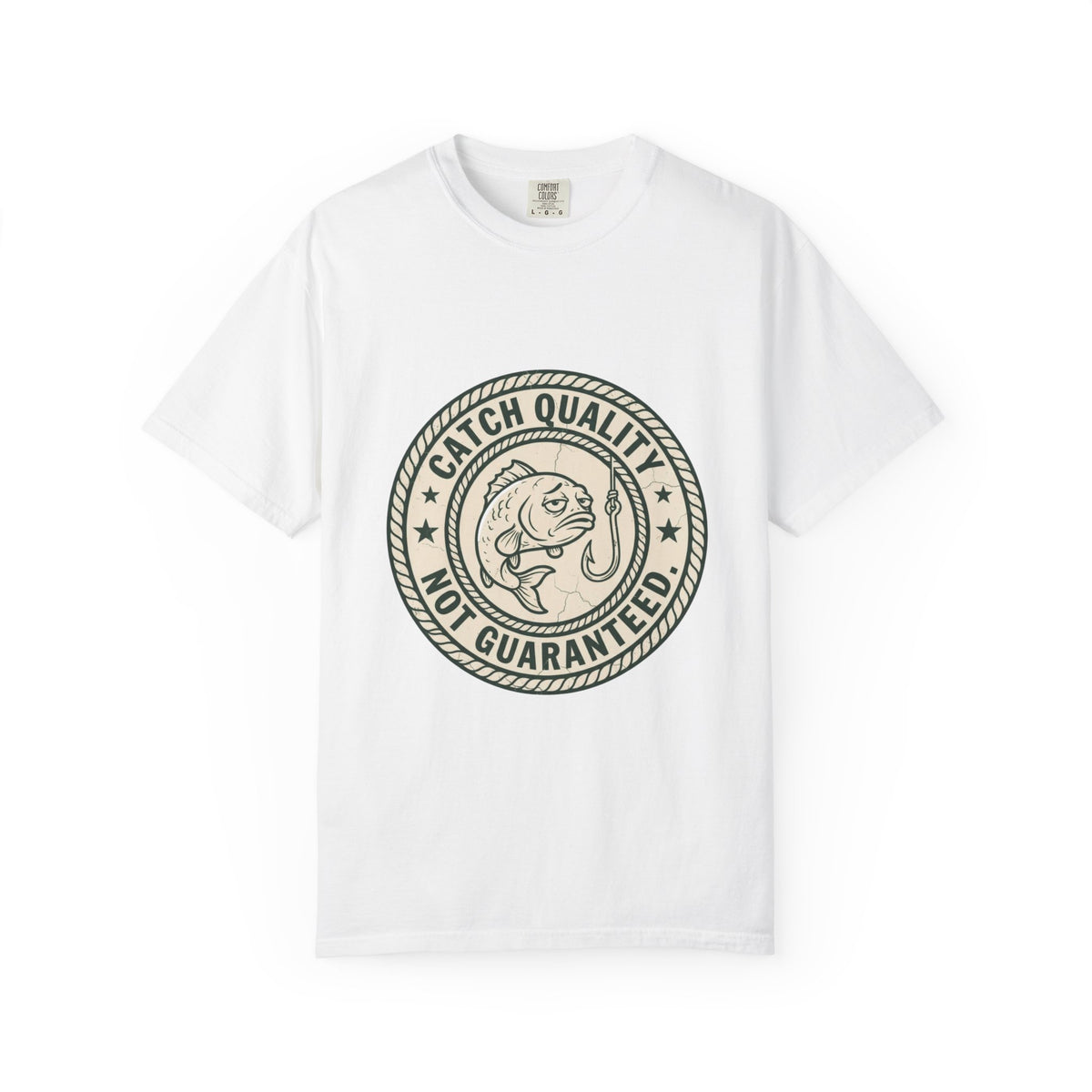 Catch Quality Not Guaranteed Funny Fishing T-Shirt