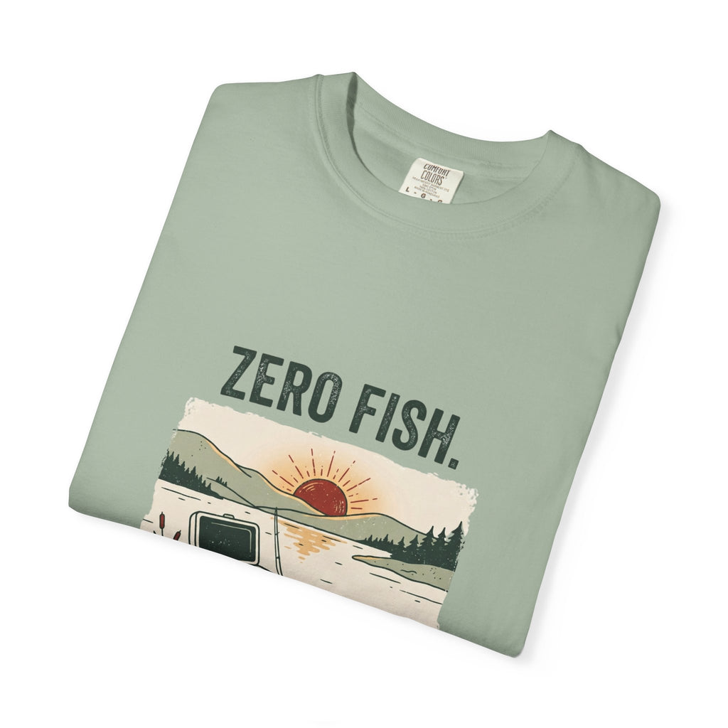 Zero Fish. Incredible Day. Funny Fishing T-Shirt