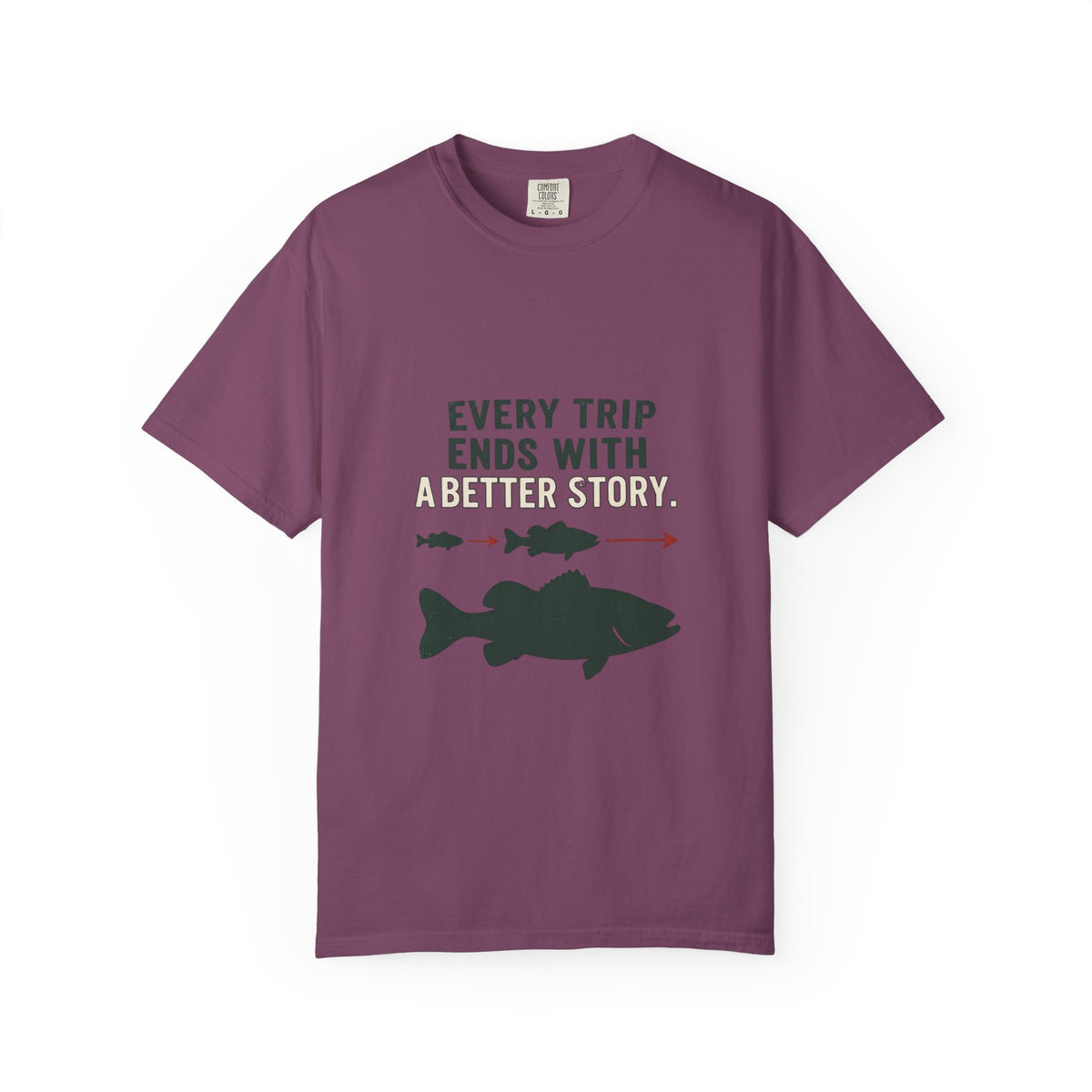 Every Trip Ends With a Better Story Funny Fishing T-Shirt